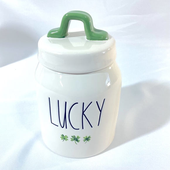 Rae Dunn Other - 🌈 Rae Dunn LUCKY canister with sealed lid